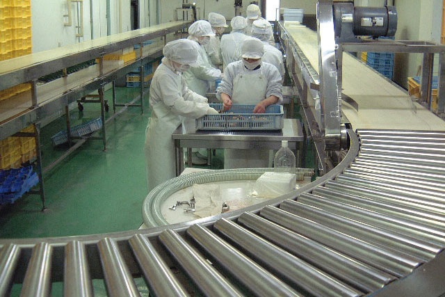 ベルトコンベア製造ライン